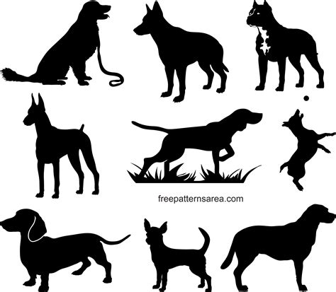 dog silhouette vector|free dog clip art images silhouette.